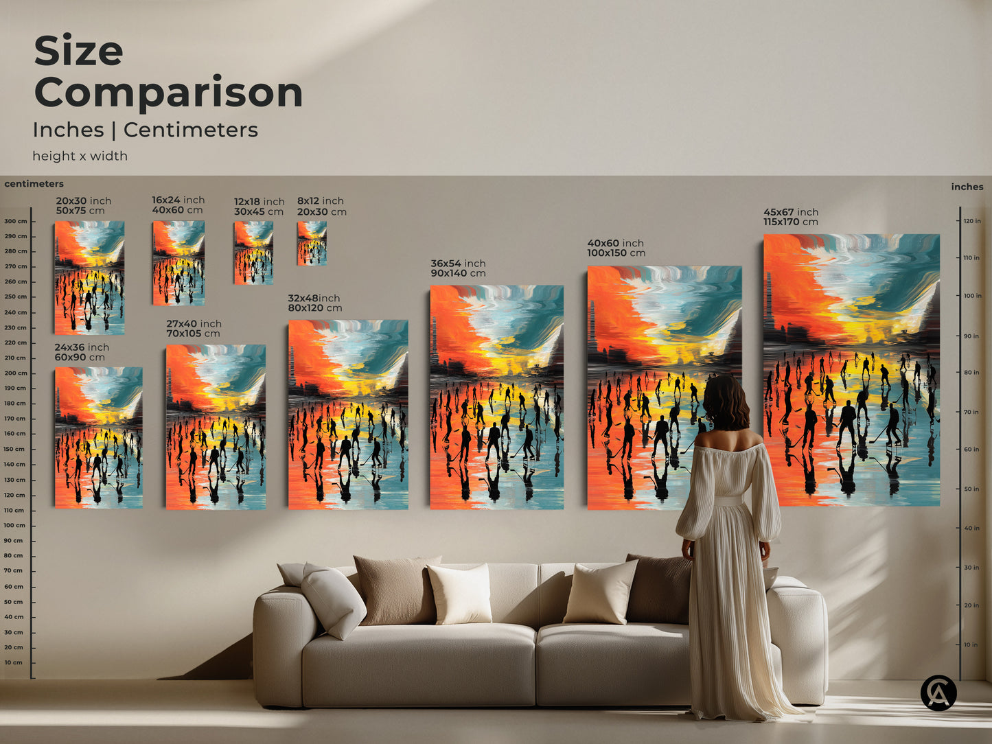 Google Drive shows a virus scan warning for a large image file. Abstract hockey canvas is safe to download. Abstract sports art featuring orange teal and yellow can be downloaded. Virus scan complete download artwork.