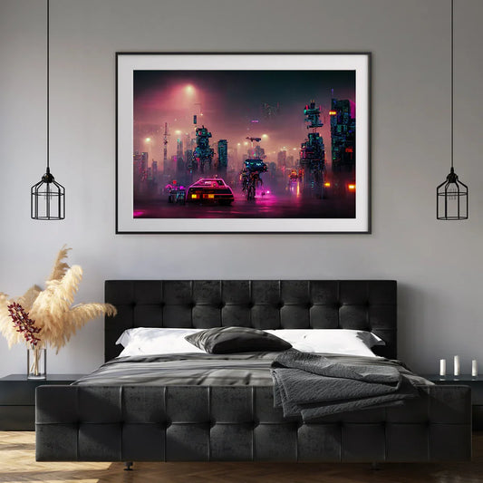 Abstract Modern City Poster For Home Decor-Horizontal Posters NOT FRAMED-CetArt-10″x8″ inches-CetArt
