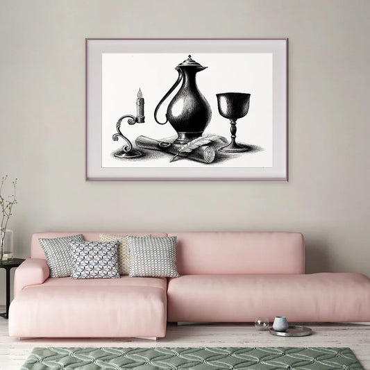 Antique Pitcher Vintage Posters Decoration for Interior-Horizontal Posters NOT FRAMED-CetArt-10″x8″ inches-CetArt