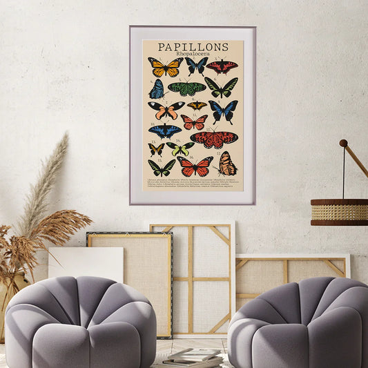 Butterfly Poster Vintage Art Decor-Vertical Posters NOT FRAMED-CetArt-8″x10″ inches-CetArt