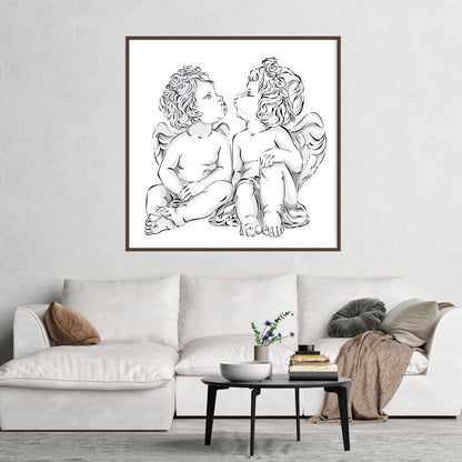 Cupid Posters For Living Room Wall-Square Posters NOT FRAMED-CetArt-8″x8″ inches-CetArt