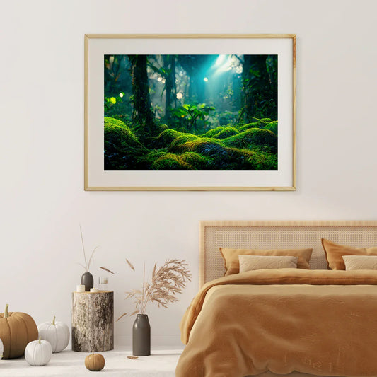 Green Tropical Forest Poster For Home Decor-Horizontal Posters NOT FRAMED-CetArt-10″x8″ inches-CetArt