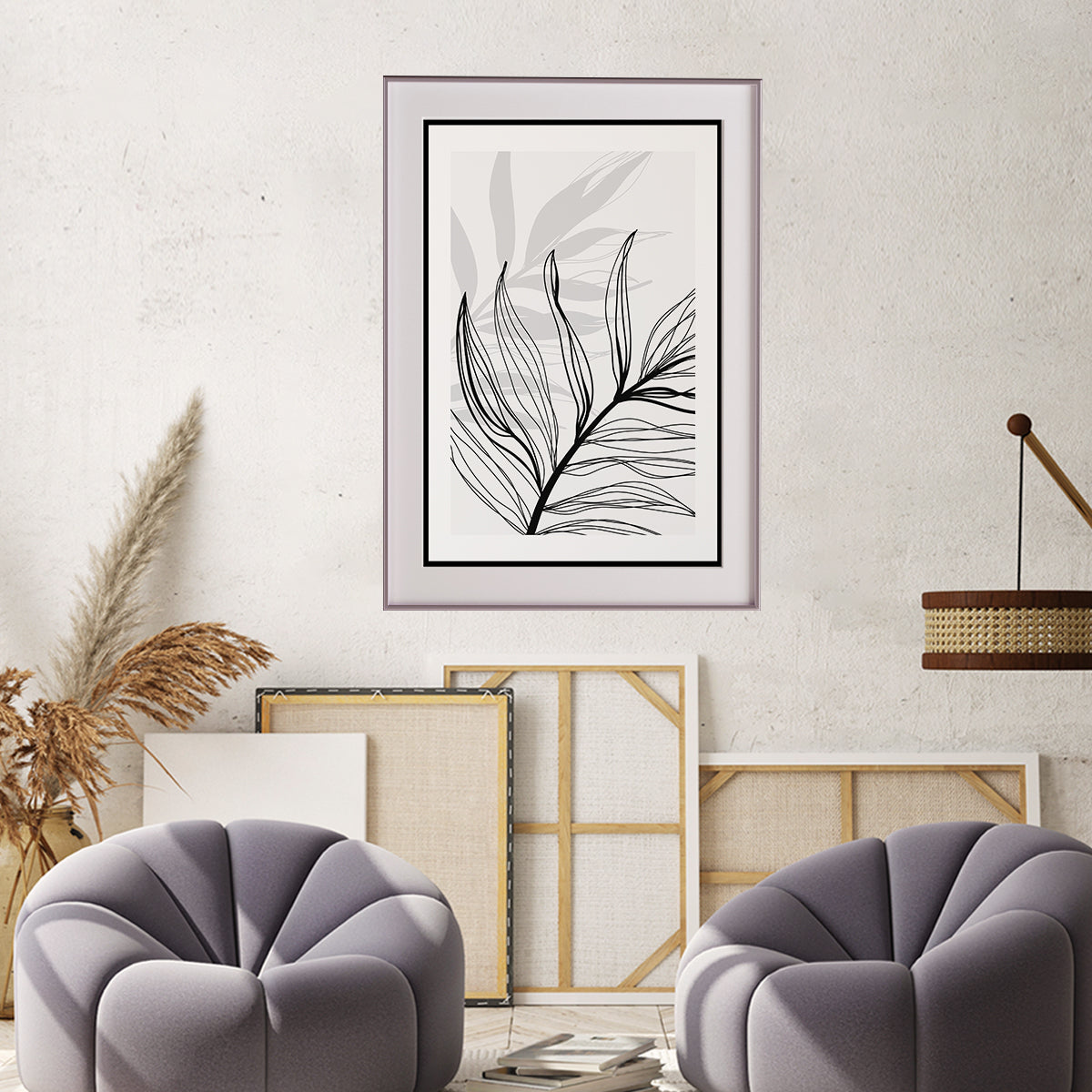 Leaves Silhouette Poster Art Wall Decor-Vertical Posters NOT FRAMED-CetArt-8″x10″ inches-CetArt