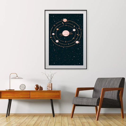 Vintage Solar System Poster-Vertical Posters NOT FRAMED-CetArt-8″x10″ inches-CetArt