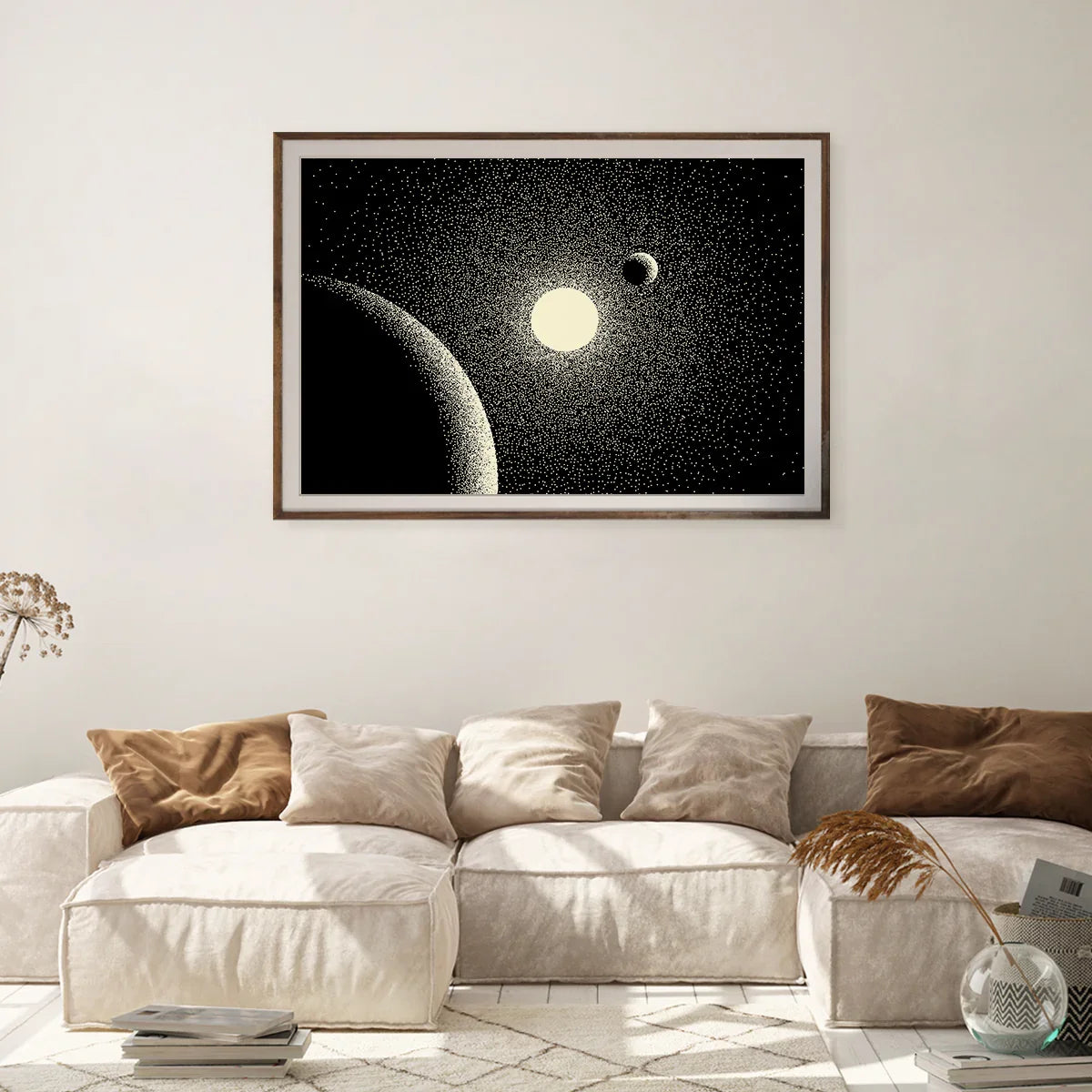 Space Landscape Planet Retro Posters Wall Art-Horizontal Posters NOT FRAMED-CetArt-10″x8″ inches-CetArt