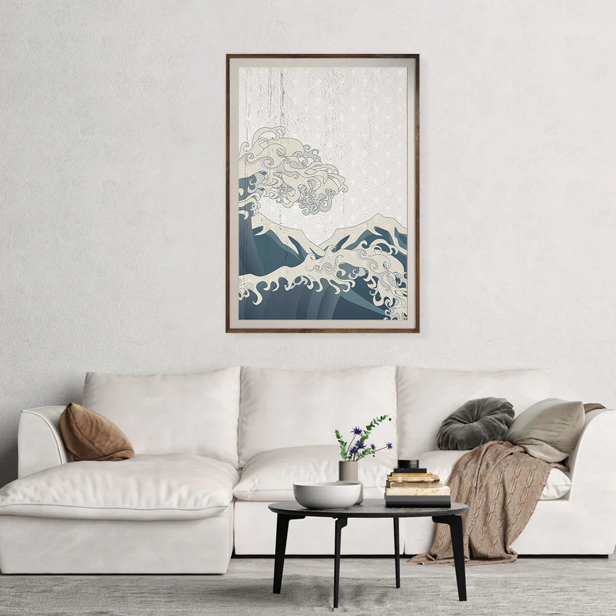 Vintage Ocean Oriental Art Poster-Vertical Posters NOT FRAMED-CetArt-8″x10″ inches-CetArt