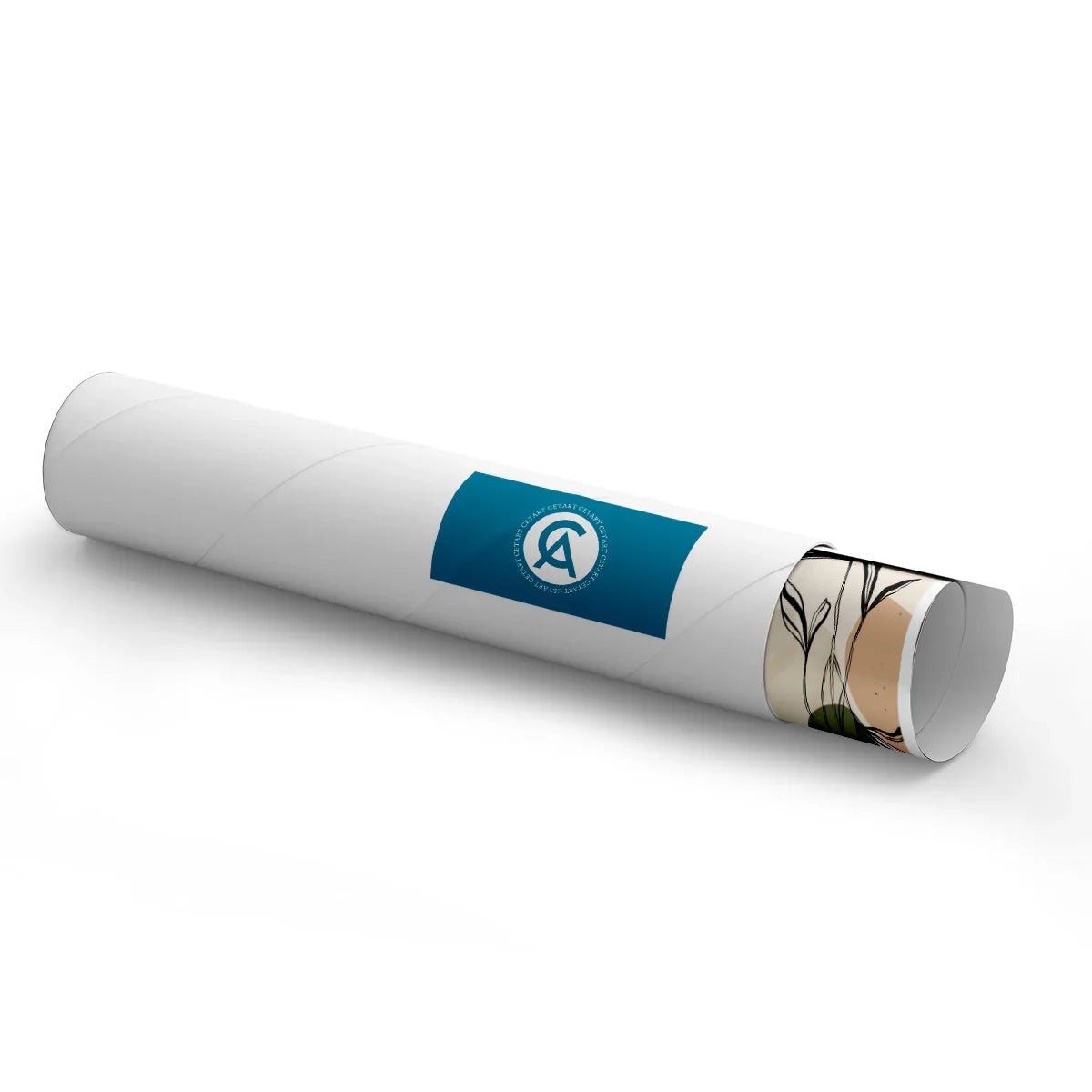 Abstract Green Leaves Line Art Posters and Art Prints-Vertical Posters NOT FRAMED-CetArt-8″x10″ inches-CetArt