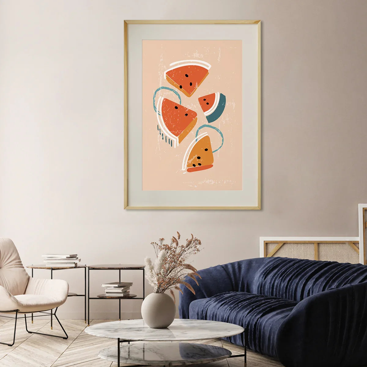 Summer Fruits Watermelon Posters Prints Wall Decor-Vertical Posters NOT FRAMED-CetArt-8″x10″ inches-CetArt