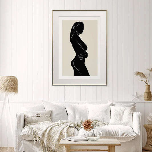 Women Silhouette Boho Art Posters For Home Decor-Vertical Posters NOT FRAMED-CetArt-8″x10″ inches-CetArt