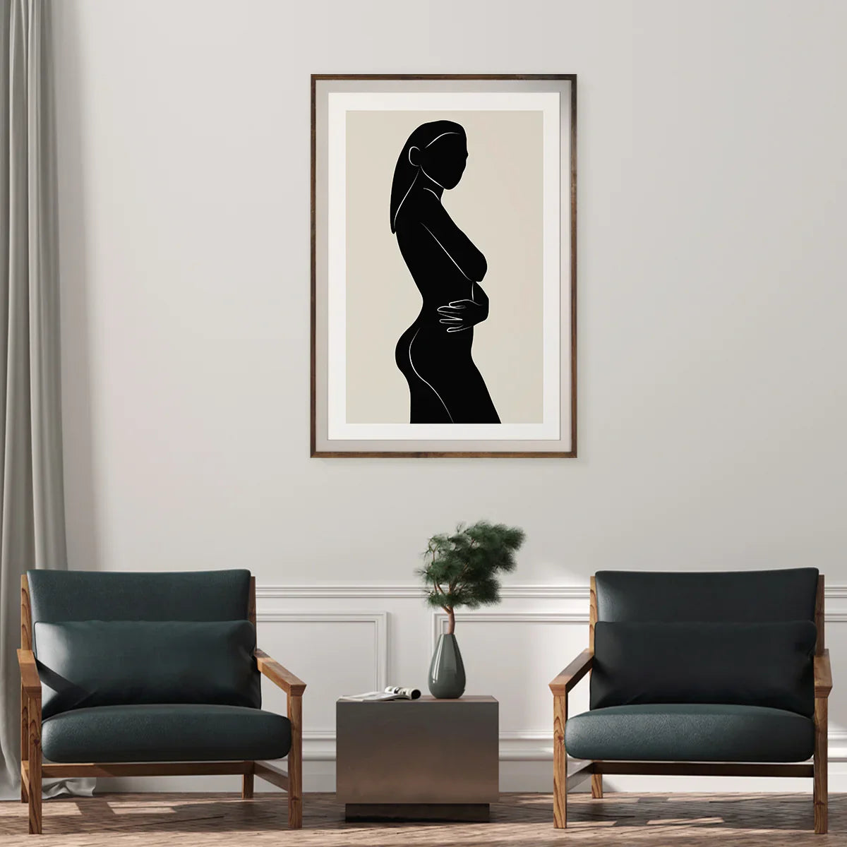 Women Silhouette Boho Art Posters For Home Decor-Vertical Posters NOT FRAMED-CetArt-8″x10″ inches-CetArt