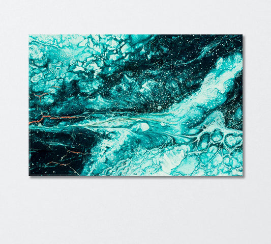 Abstract Magic Ocean Canvas Print: Modern Coastal Energy for Living Rooms, Bedrooms & Creative Workspaces - CetArt