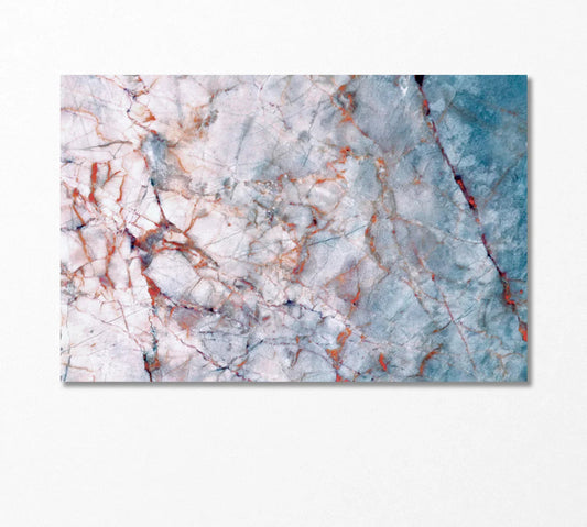 Abstract Natural Stone Pattern Canvas Print — Mineral Elegance for Modern Interiors - CetArt