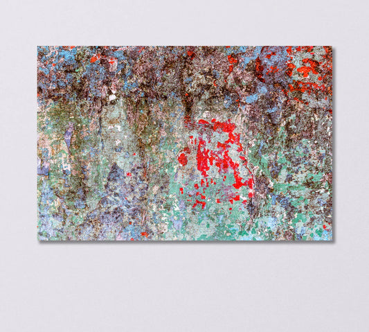 Abstract Cracked Wall Effect Canvas Print | Modern Wall Art by CetArt