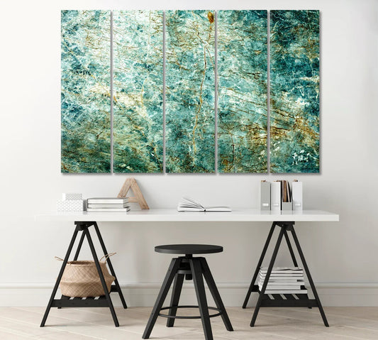 Abstract Old Stone Wall Canvas Print | CetArt