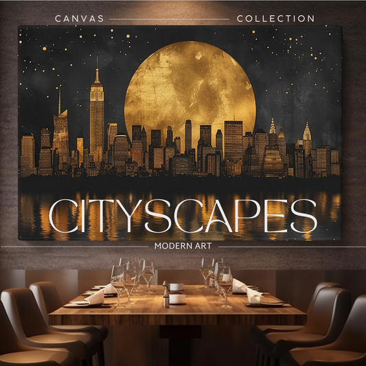 Cityscapes & Cityviews: A Collector’s Guide to Modern Skyline Canvas Art - CetArt