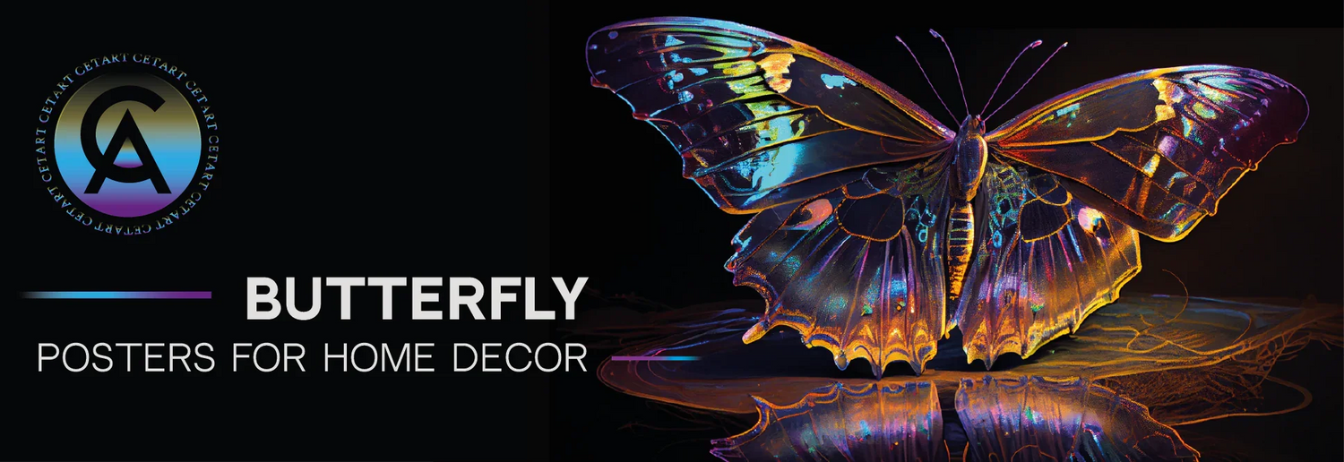 Butterfly Posters For Home Decor - CetArt
