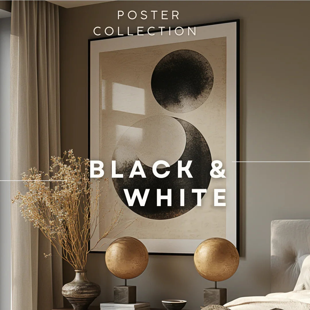 Black and White Posters Decor - CetArt