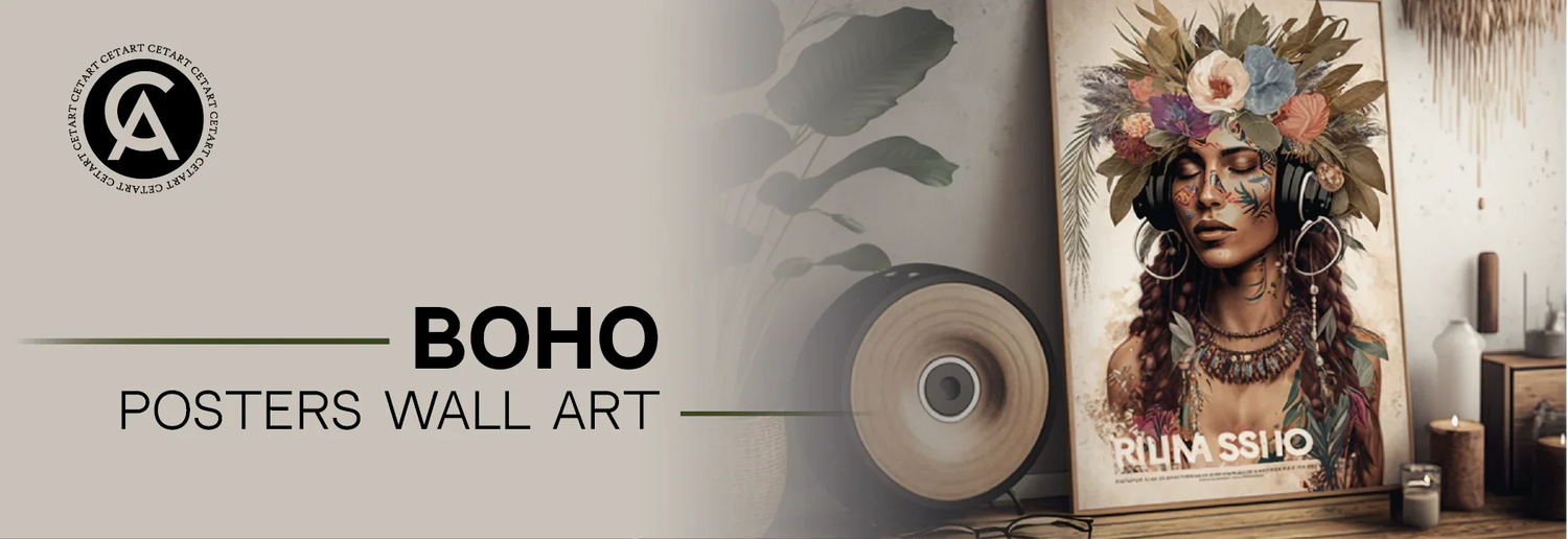 Boho Posters Wall Art - CetArt