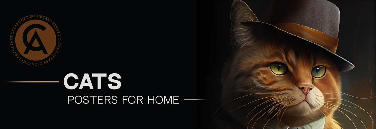 Cats Posters For Home - CetArt