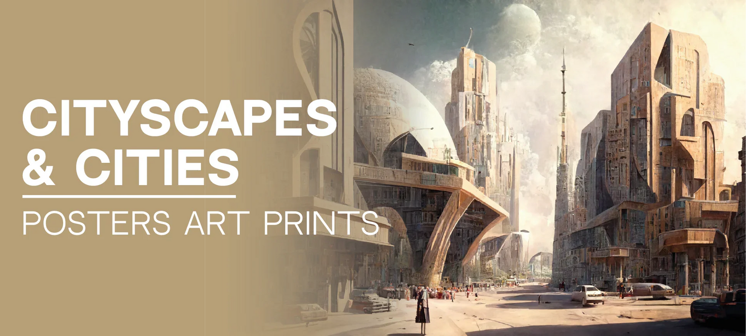 Cityscapes & Cities Posters Art Prints - CetArt
