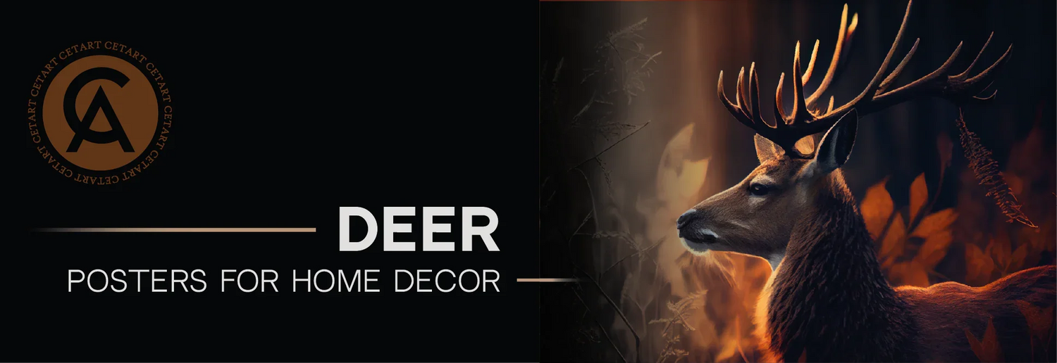 Deer Posters For Home Decor - CetArt