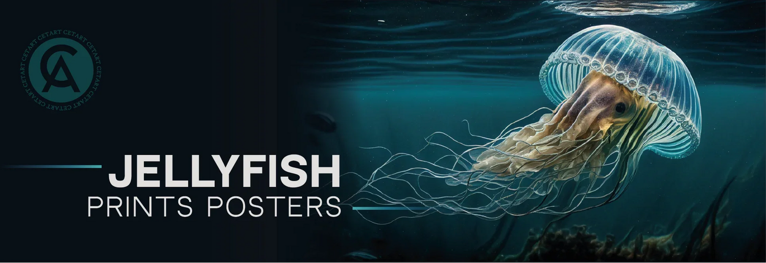 Jellyfish Prints Posters - CetArt