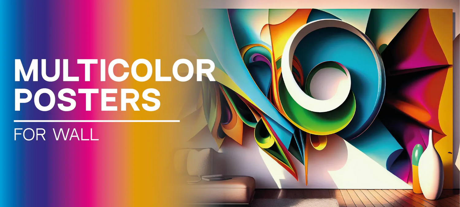 Multicolor Posters For Wall Decor - CetArt