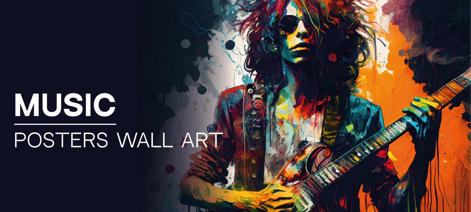 Music Posters Wall Art - CetArt