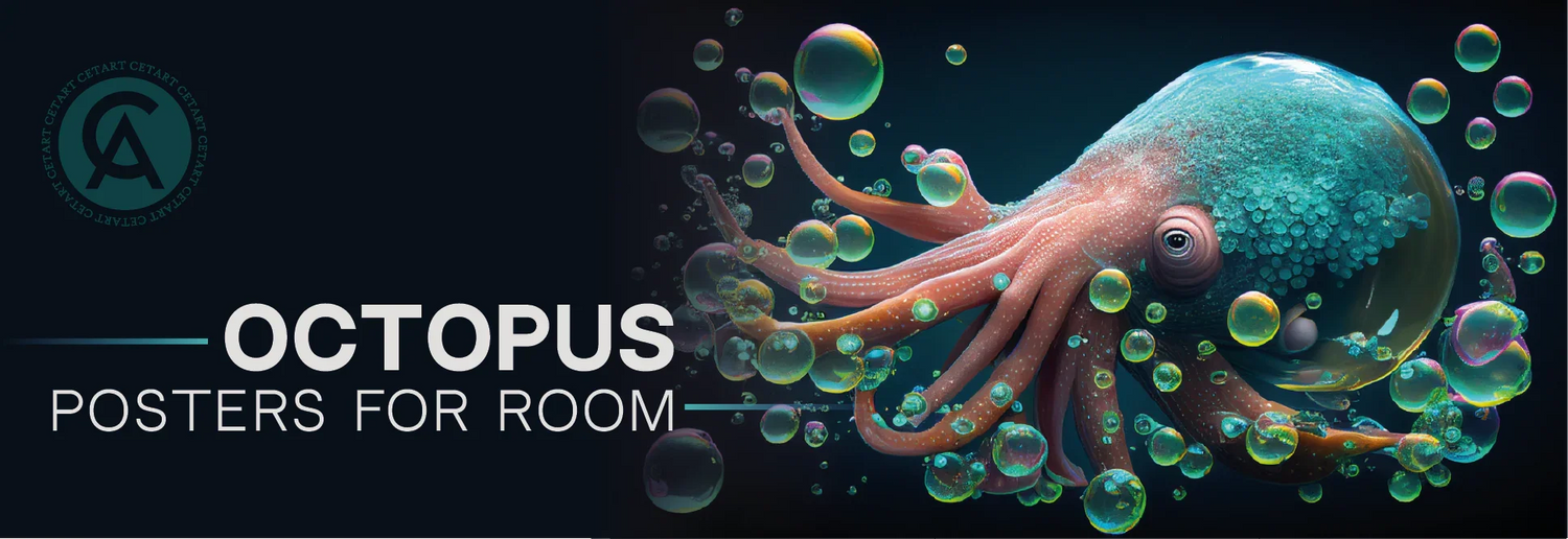 Octopus Posters For Room - CetArt