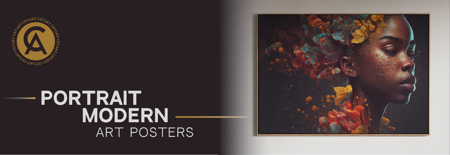 Portrait Modern Art Posters - CetArt