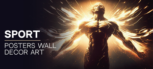 Sportposter, Wanddekoration, Kunst