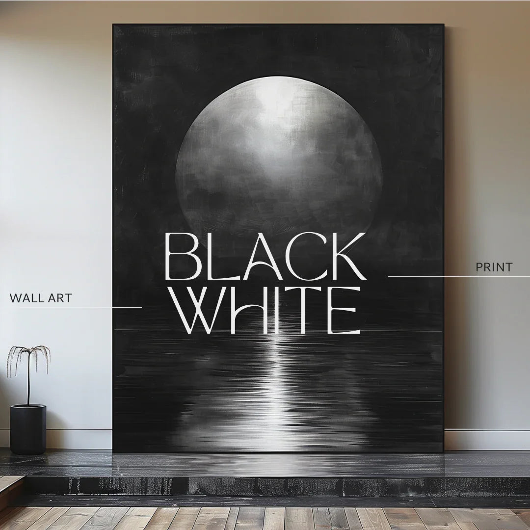 Black And White Wall Art Print - CetArt