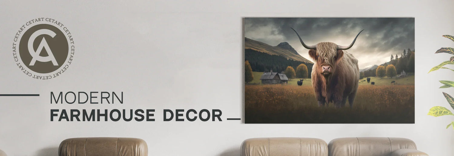 Modern Farmhouse Decor - CetArt