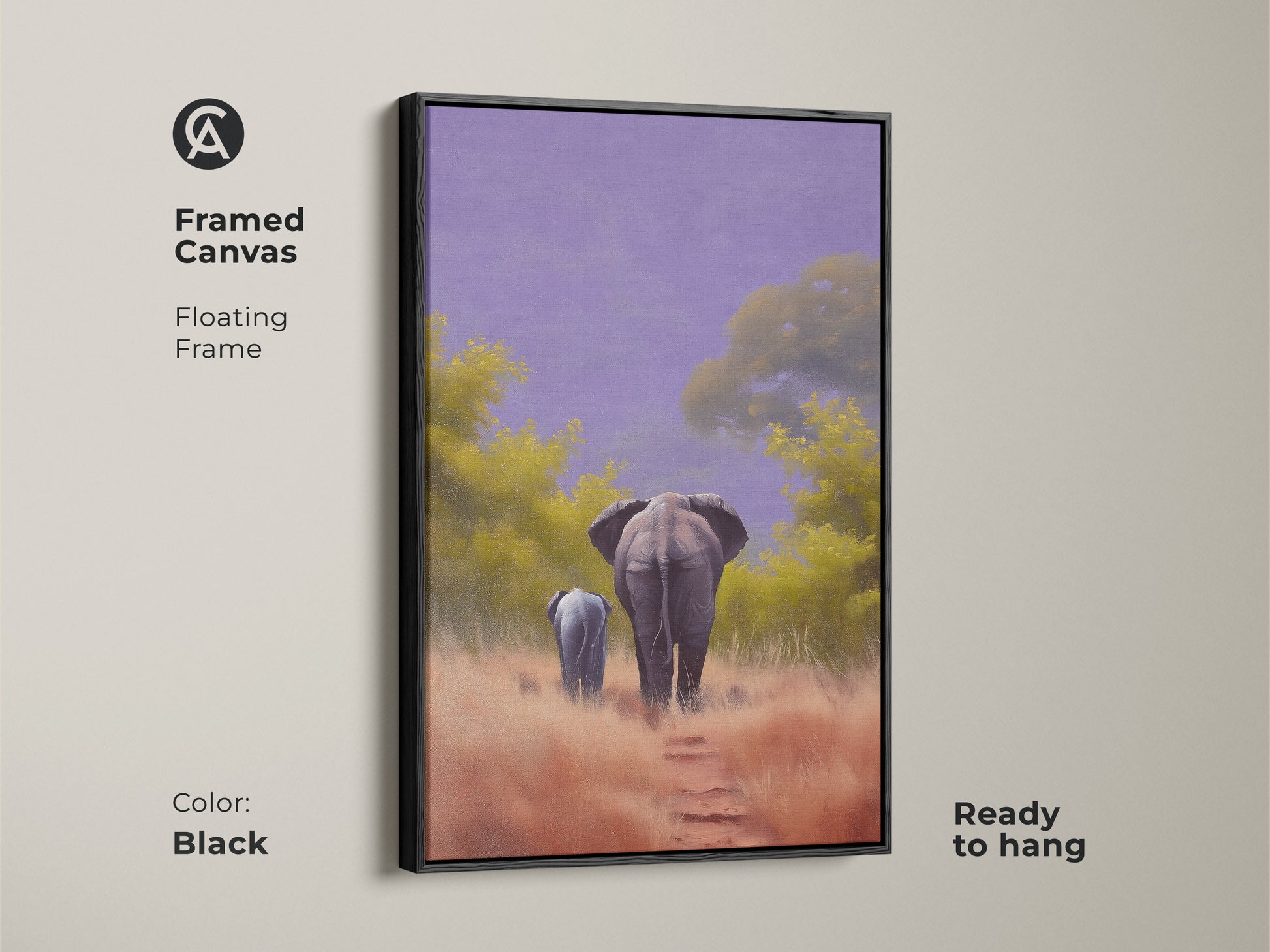 Bring the beauty of a sunflower field into your home with this canvas artwork. The golden yellow botanical print offers a rustic nature landscape. It is perfect for modern farmhouse wall decor. This earthy tones home decor is a great gift for her or a housewarming present.