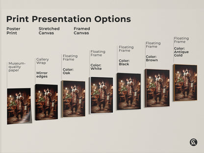 Explore print presentation options for whimsical rat art. Choose from poster prints stretched canvas and framed canvas. Each enhances the eclectic artwork. Find the perfect fit for your decor style and add personality to your walls.