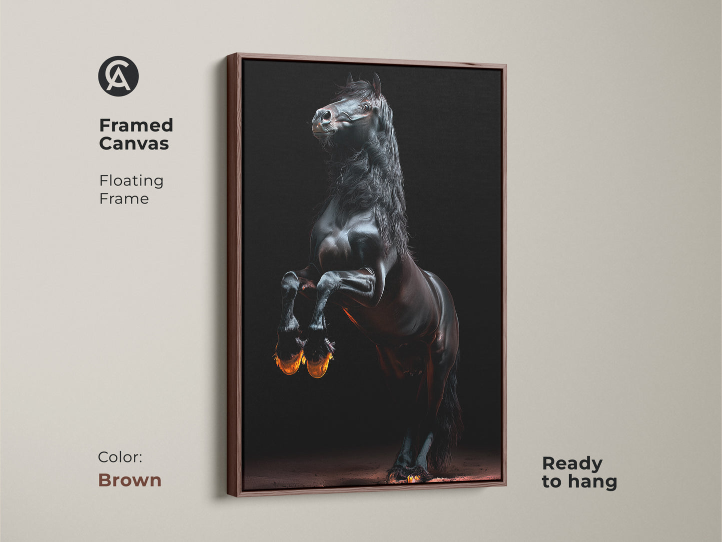 Realistic giraffe artwork showcases its unique pattern. Warm ochre and burnt sienna colors blend seamlessly. Earthy tones home decor complements modern spaces. Ideal as a gift for animal and nature enthusiasts.