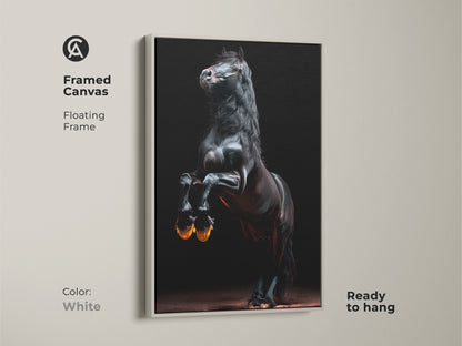 This wildlife photography print captures a giraffe's elegance. The warm ochre savanna backdrop enhances its beauty. Burnt sienna tones add depth to the earthy artwork. Perfect for modern farmhouse wall art.