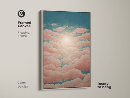 Modern abstract canvas art with a color splash abstract art style. The interplay of geometric shapes enhances this shapes wall decor. Ideal for adding a contemporary touch to a professional workspace or home office.