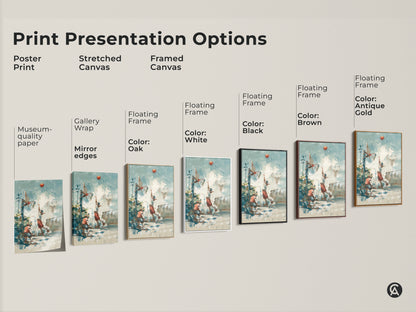 Explore our basketball art print presentation options. Choose from poster print stretched canvas or framed canvas. Customize with floating frame colors like white black brown and antique gold. Find the perfect museum quality artwork to match your style. Elevate your space today