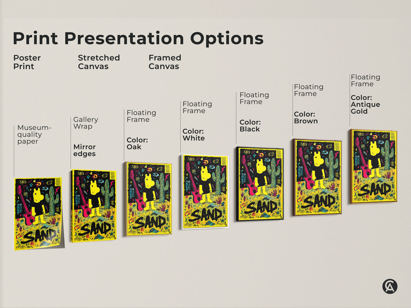 Explore presentation options for this museum-quality art print. Choose from poster prints stretched canvas or framed canvas. Select a floating frame in colors like white black oak brown or antique gold.