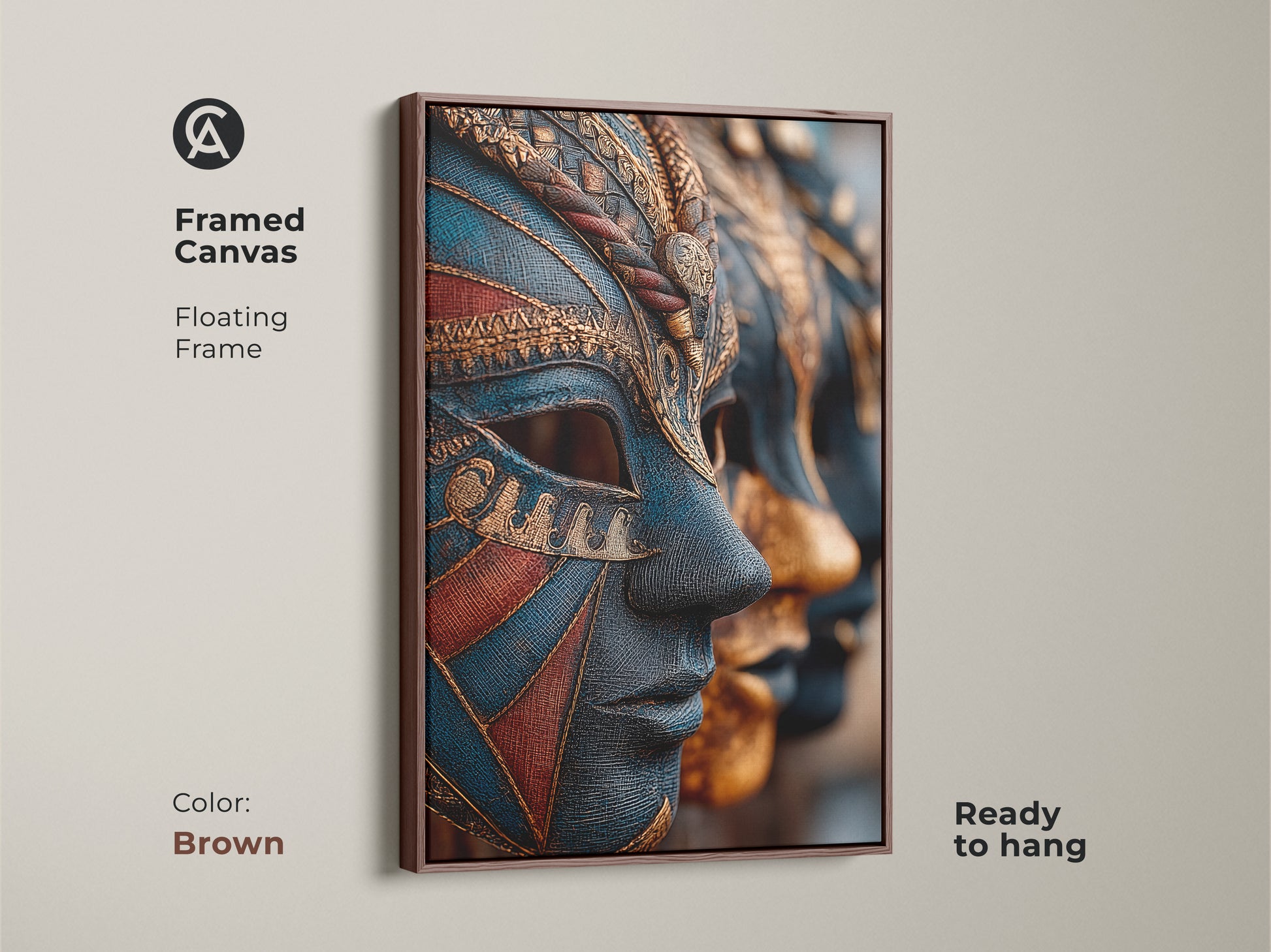 Rustic wildlife art featuring a giraffe on canvas. Warm ochre and burnt sienna tones create a cozy savanna ambiance. This boho-inspired wall decor is perfect for animal lovers. The African painting adds a touch of nature to any home. A unique housewarming present.