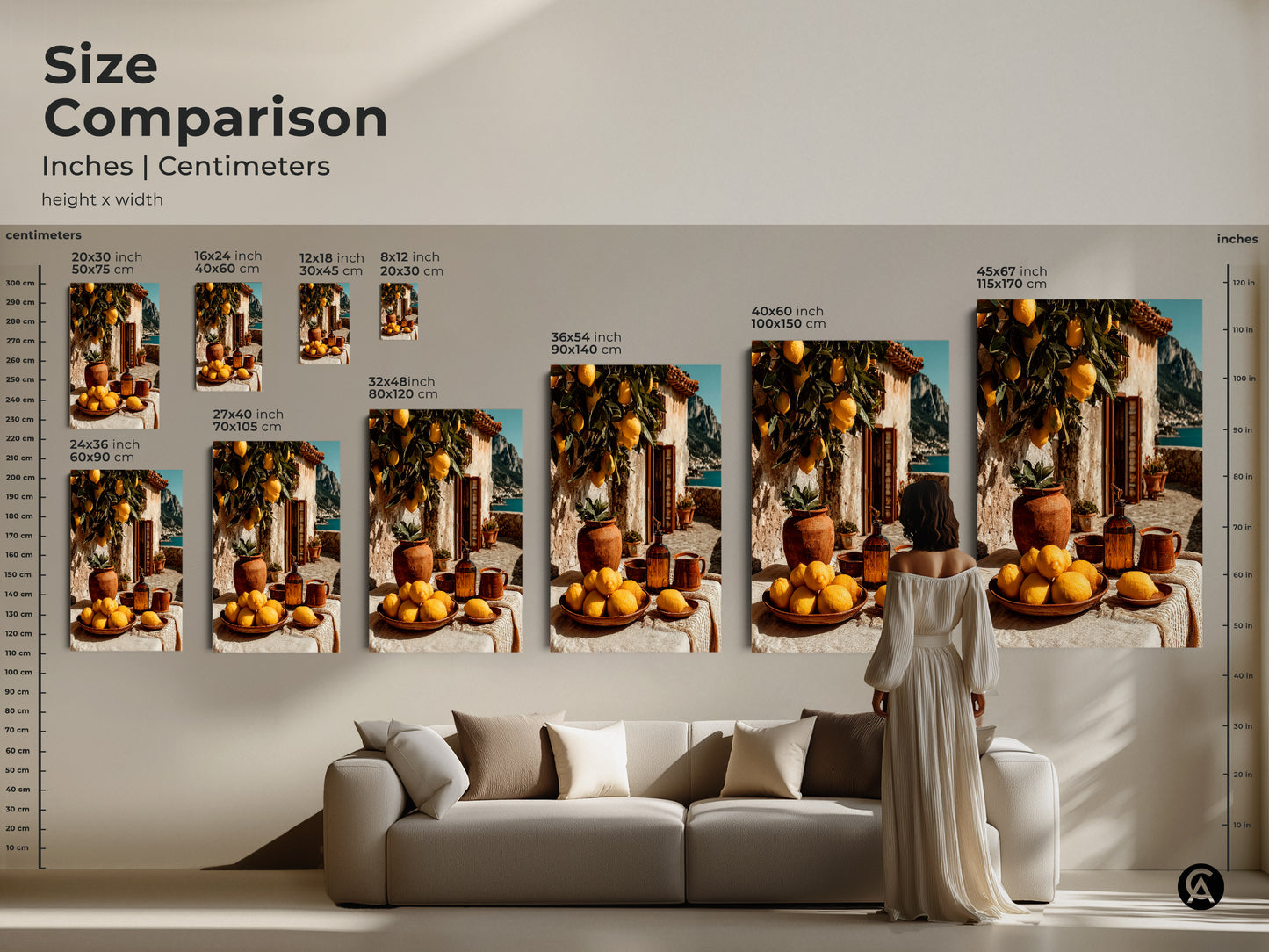 Abstract geometric artwork with orange gold and teal accents. This contemporary canvas is modern and vibrant. Perfect for adding a sophisticated touch to any space. It also makes a fantastic housewarming gift. Ideal for art collectors appreciating contemporary geometric decor. This artwork enhances modern living rooms.
