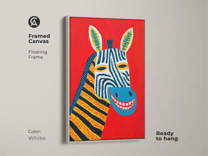 Bring a modern flair to your walls with this abstract geometric artwork. The blue orange teal canvas art is a contemporary statement piece. Ideal for office or home a colorful abstract art addition.