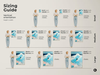 Google Drive displays a virus scan warning. It alerts of technical difficulties in scanning the abstract ocean art print. Users have the option to download the file. This allows access to the contemporary surfing artwork.