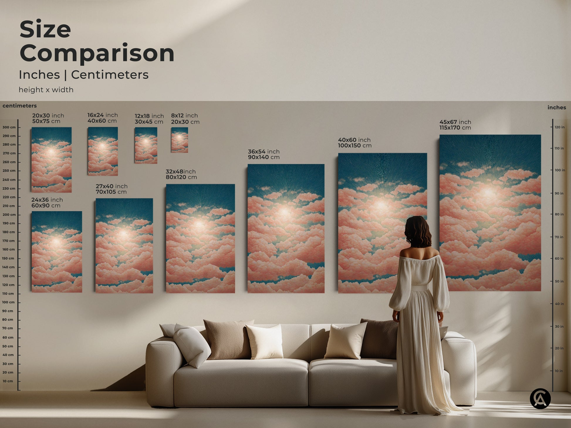 This contemporary orange blue art piece presents abstract shapes artwork. The modern abstract canvas art adds sophistication to any professional workspace decor. A superb choice for shapes wall decor enthusiasts.