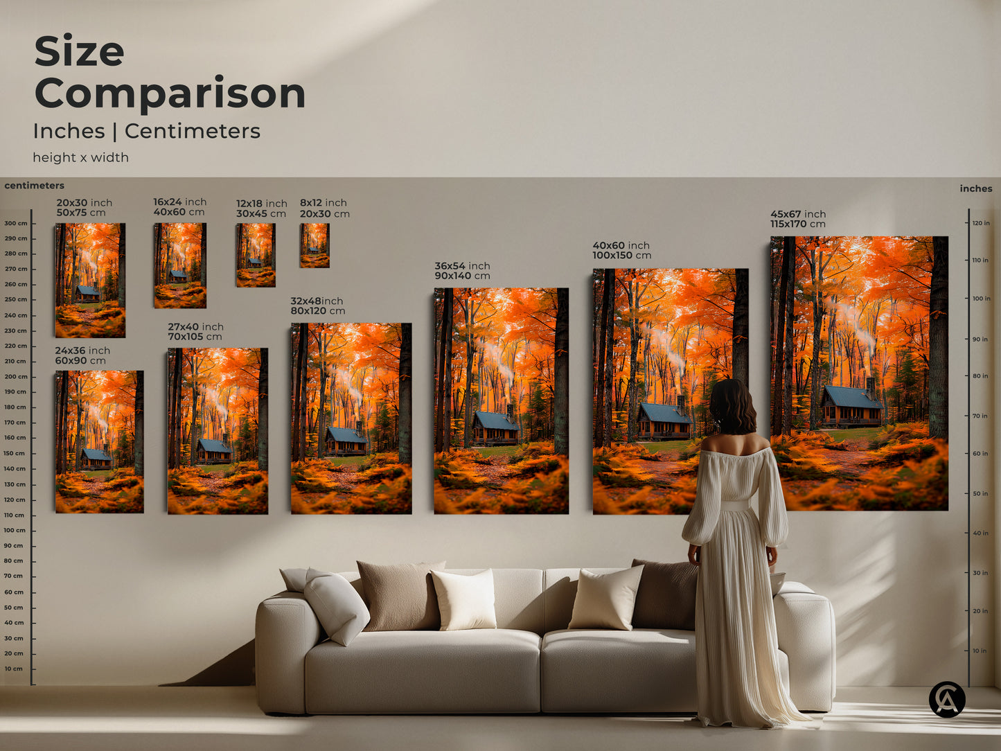 Compare sizes of this stunning wall art. From small to extra-large find the perfect fit for your space. Visualize how each size transforms your room. This artwork brings a touch of nature indoors. Explore canvas and poster options today.