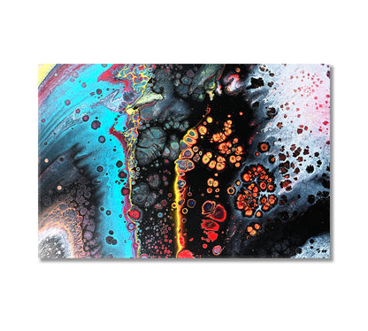 Abstract Multicolor Art Print on Canvas-Canvas Print-CetArt-1 Panel-24x16 inches-CetArt