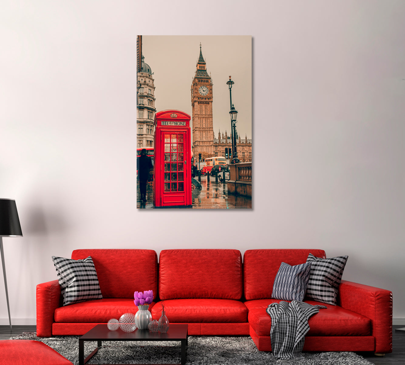 Big Ben Wall Art Home Decor-Canvas Print-CetArt-1 panel-16x24 inches-CetArt