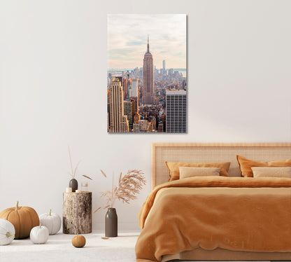 New York City Home Art Decor-Canvas Print-CetArt-1 panel-16x24 inches-CetArt