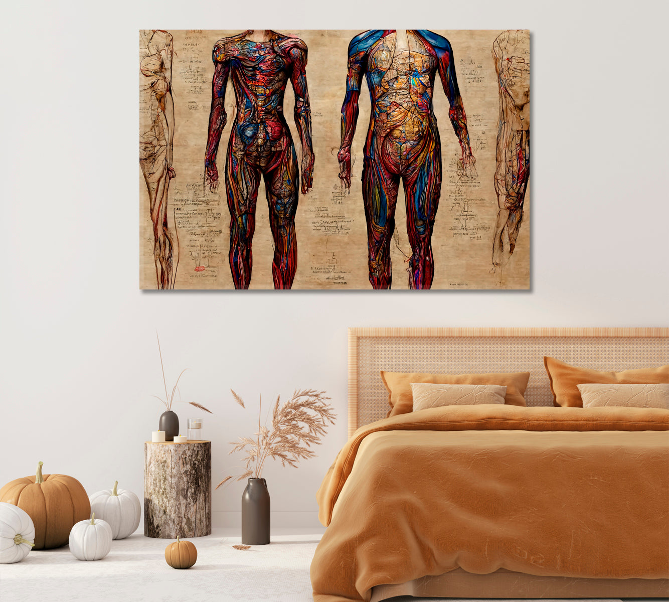 Human Anatomy Canvas Print-Canvas Print-CetArt-1 Panel-24x16 inches-CetArt